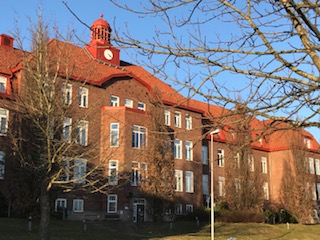 Bild på Klockhuset, entré 7, Hallands sjukhus Halmstad