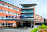 Huvudentrén Hallands sjukhus Halmstad