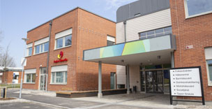 Entré till Distriktsrehabiliteringen Emmaboda