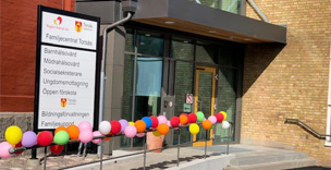 Entré till Mödrahälsovården familjecentralen Torsås