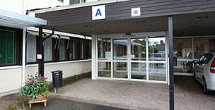 Entré till Radiologiska avdelningen Vimmerby