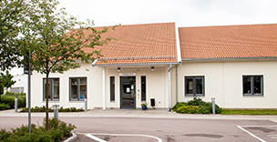 Entré till Barnhälsovårdsmottagningen familjecentralen Färjestaden