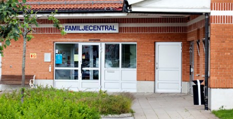 Entré till Barnhälsovårdsmottagningen familjecentralen Gamleby