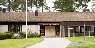 Entré till Barnhälsovårdsmottagningen familjecentralen Nybro