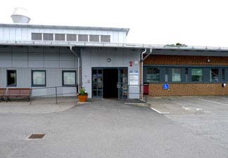 Ingång till barnmorskemottagningen