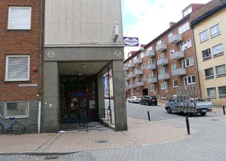 Ingången till folktandvården Karlskrona.