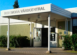 Bild på entrén Vårdcentral Hedemora