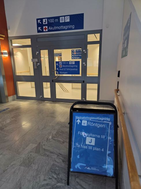 Hänvisning till röntgen Sunderbyn