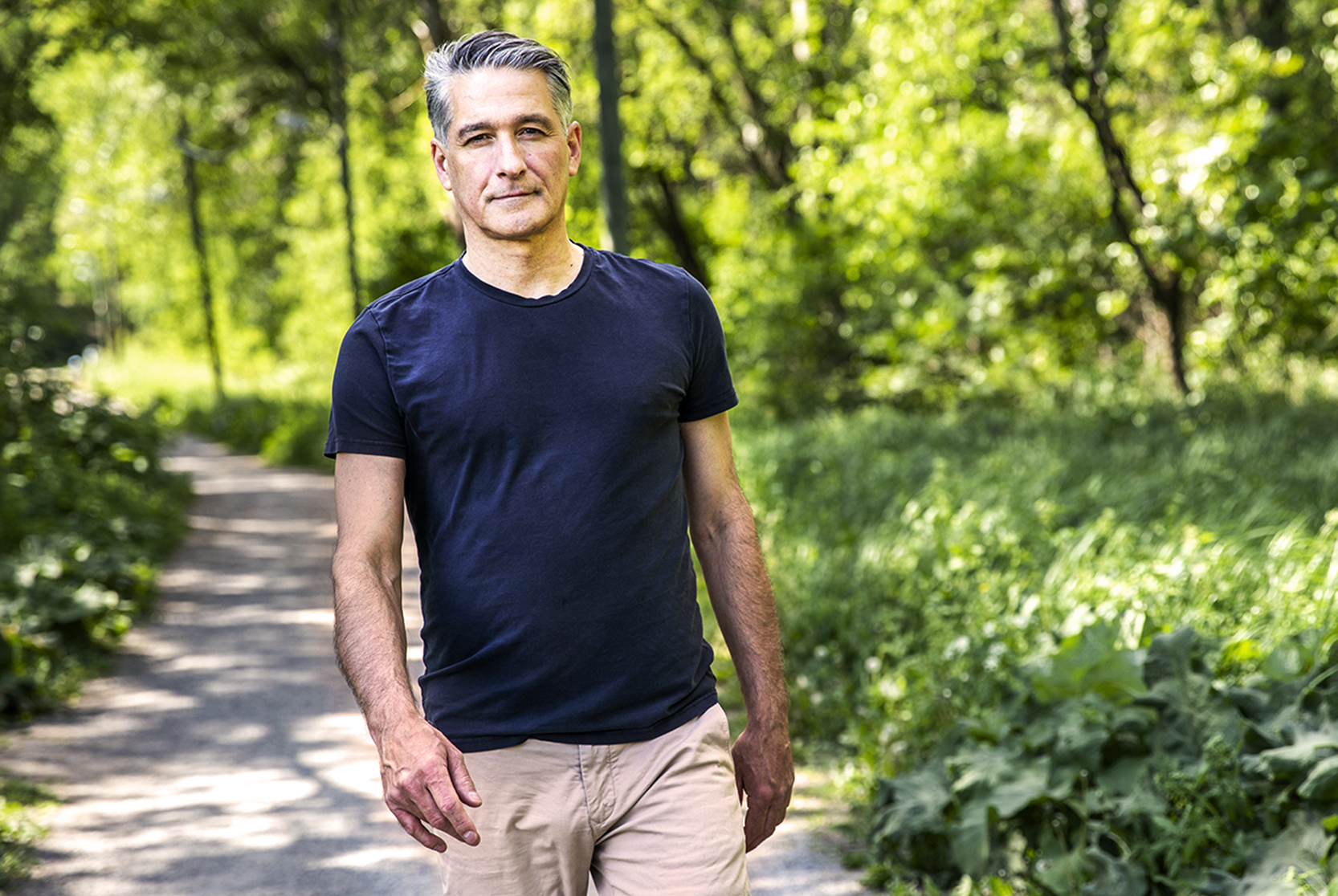 Person som promenerar.Fotografi.