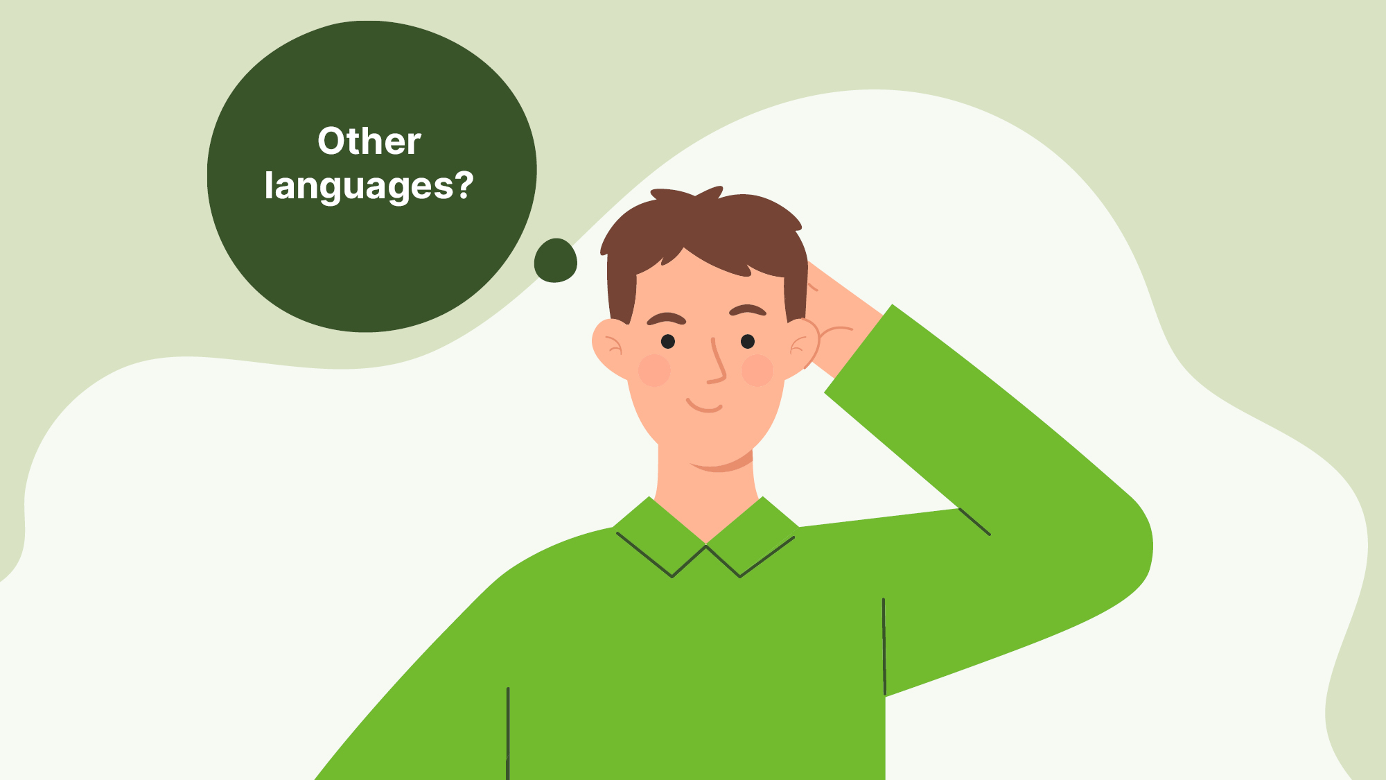 Picture with other langugages shown.