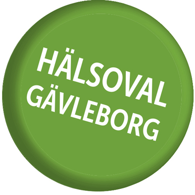 Symbol med text: Hälsoval Gävleborg