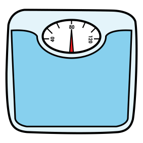 bild på en personvåg