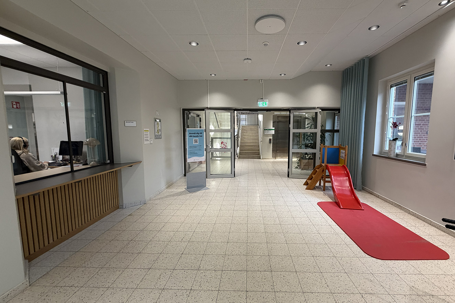 Receptionen på Habiliteringen i Halmstad