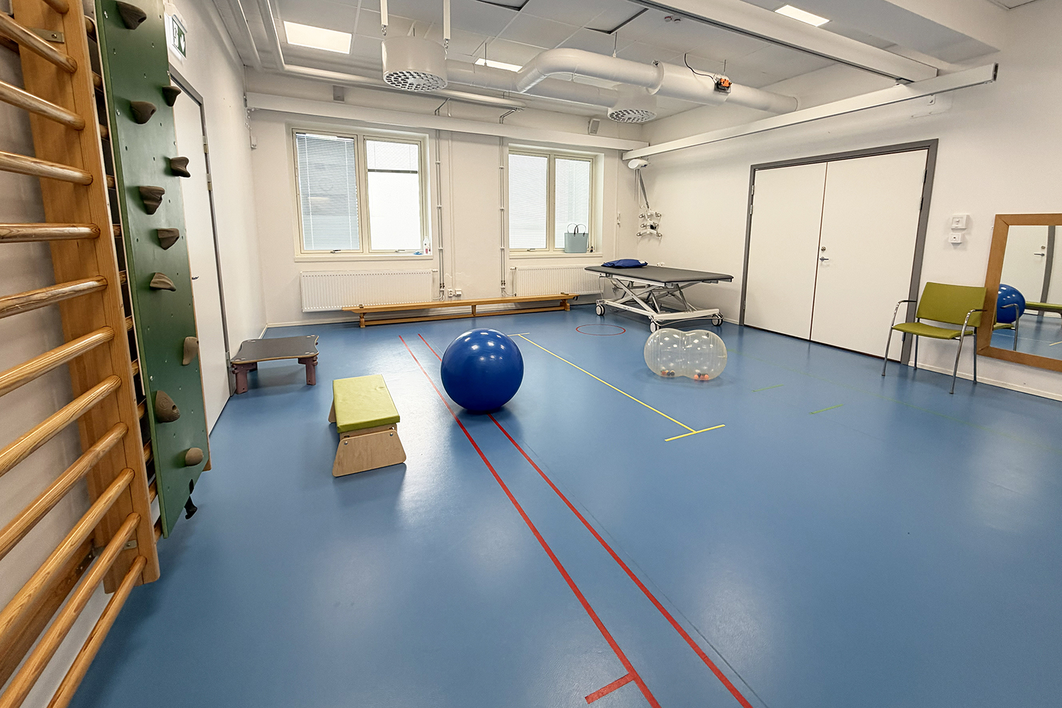Gympasalen på Habiliteringen i Falkenberg