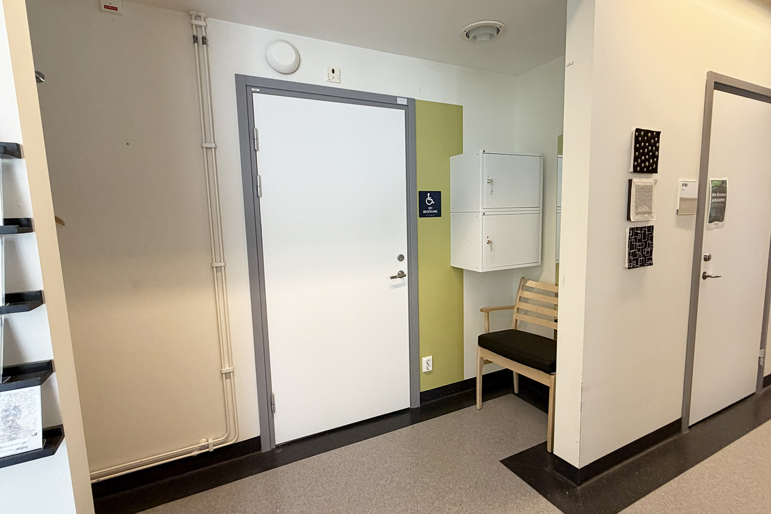 Tillgänglig toalett på Habiliteringen Varberg