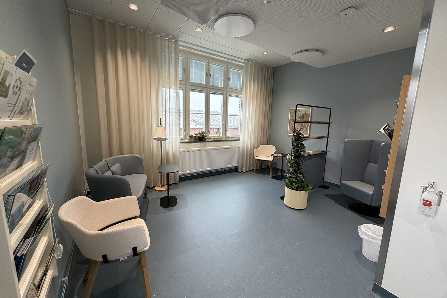 Väntrum vuxenhabiliteringen i Halmstad