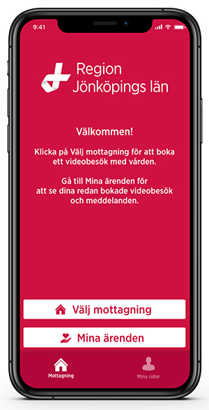 Bild på appen Vårdmöte - Region Jönköpings län