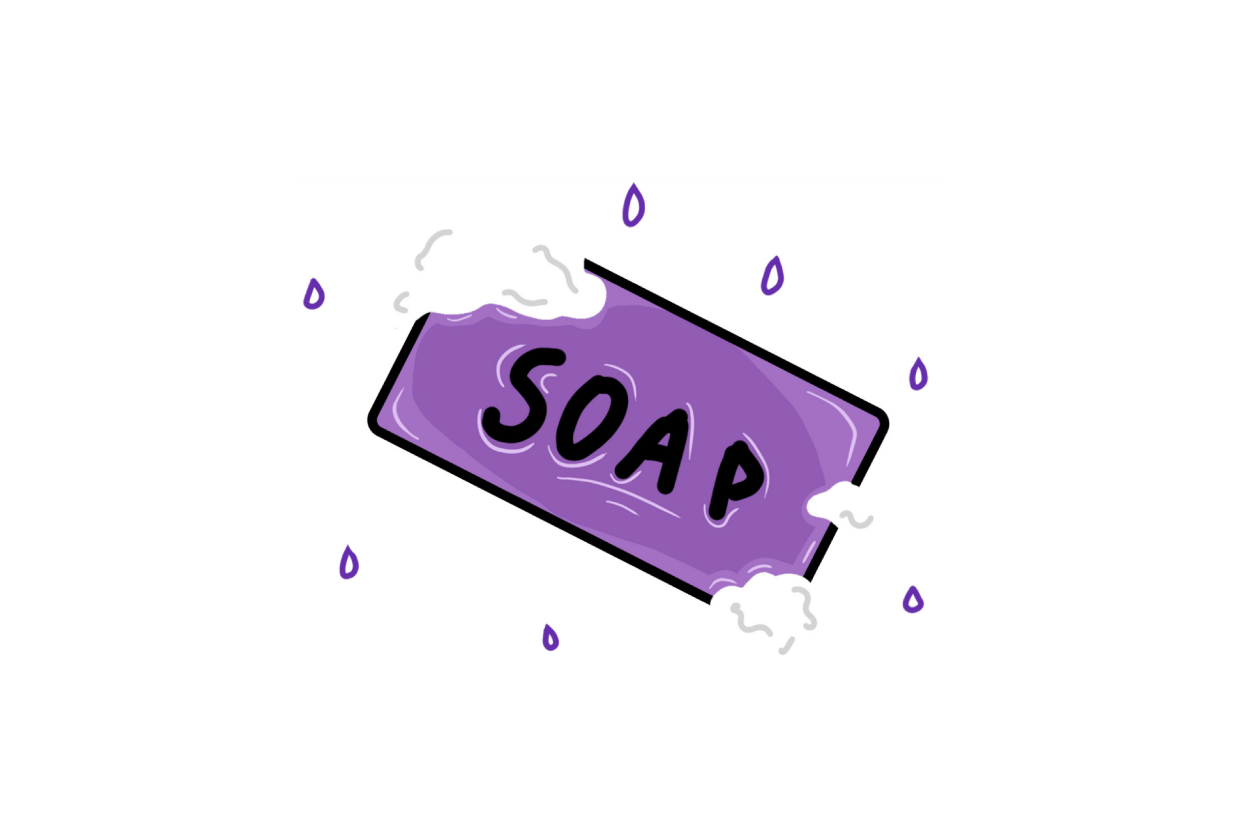 Tvåla in dig i duschen