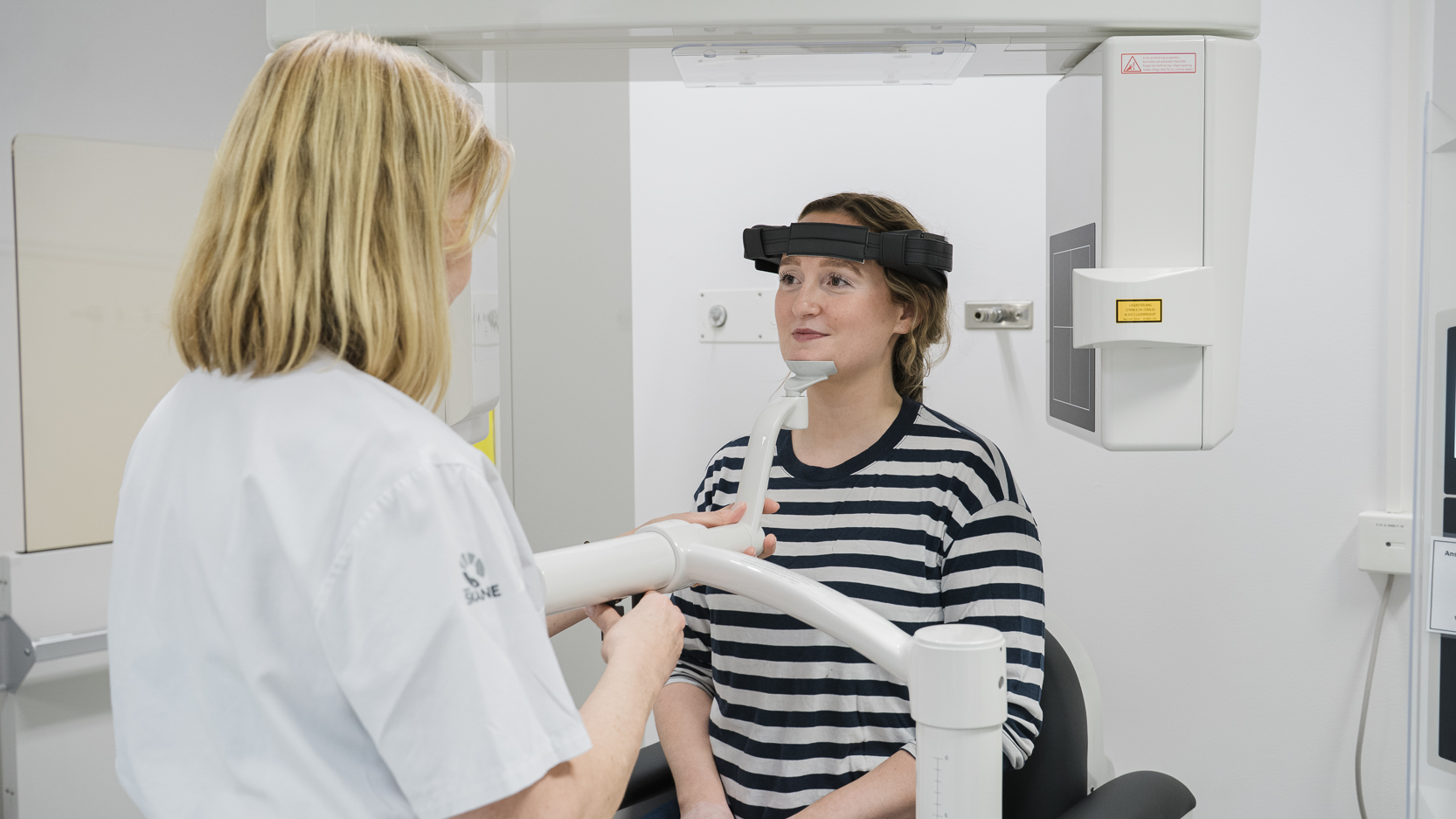 Med CBCT går det att ta detaljerade bilder av tänderna och käken.