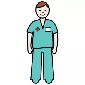 En bild på en sjuksköterska