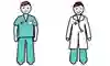 Bild på en sjuksköterska och en läkare